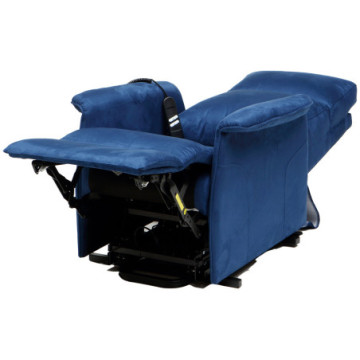 Poltrona elevabile arianna 2 motori - ignifuga - blu - 1 pz.