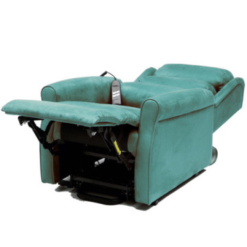 Poltrona elevabile ginevra 2 motori - verde - 1 pz.
