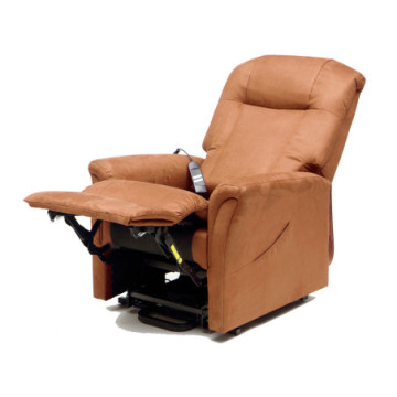 Poltrona elevabile flavia 2 motori - marrone - 1 pz.