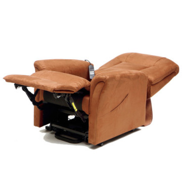 Poltrona elevabile flavia 2 motori - marrone - 1 pz.