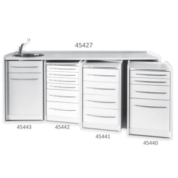 CASSETTIERA MOBILE GE414 4 cassetti 49 cm - bianca