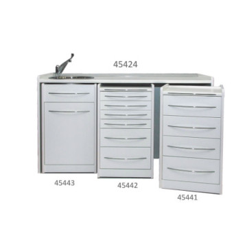 Cassettiera mobile GE416 4 cassetti 49 cm - bianca