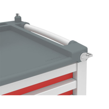 CARRELLO COMPACT KART EMERGENZA - rosso