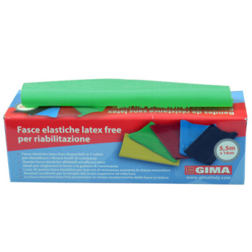 Banda latex-free 5,5 m x 14 cm x 0,25 mm - verde - 1 pz.