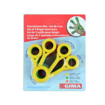Set da 3 esercitatori per dita - set 3 pz.