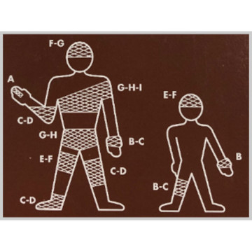 Rete tubolare elastica - calibro c/d per braccio, spalla e piede - latex free - 1 pz.