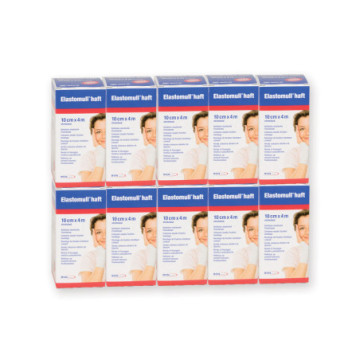 Benda coesiva elastomull haft 4 m x 10 cm - conf. 10 pz.