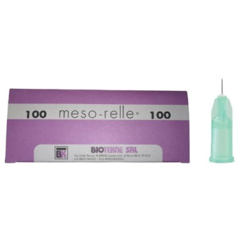 Aghi Mesorelle AM334 Luer per Mesoterapia 33G (diam.0,20) x 4 mm - Conf.100 pz.