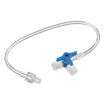 Rubinetto a 3 vie B.Braun Discofix con prolunga 10cm - conf.50
