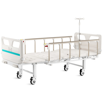 LETTO A 3 SEZIONI - 2 manovelle - con ruote