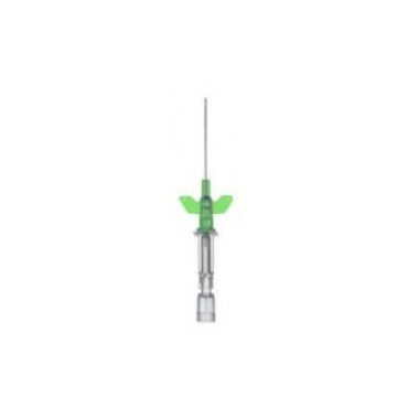 Aghi cannula 1 via B.Braun Introcan 18Gx32mm Verde, con alette, in FEP - conf.50