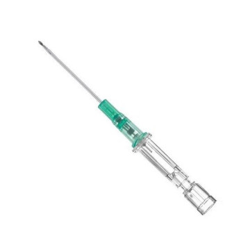 Aghi cannula 1 via B.Braun Introcan 18Gx45mm Verde, senza alette, in FEP - conf.50