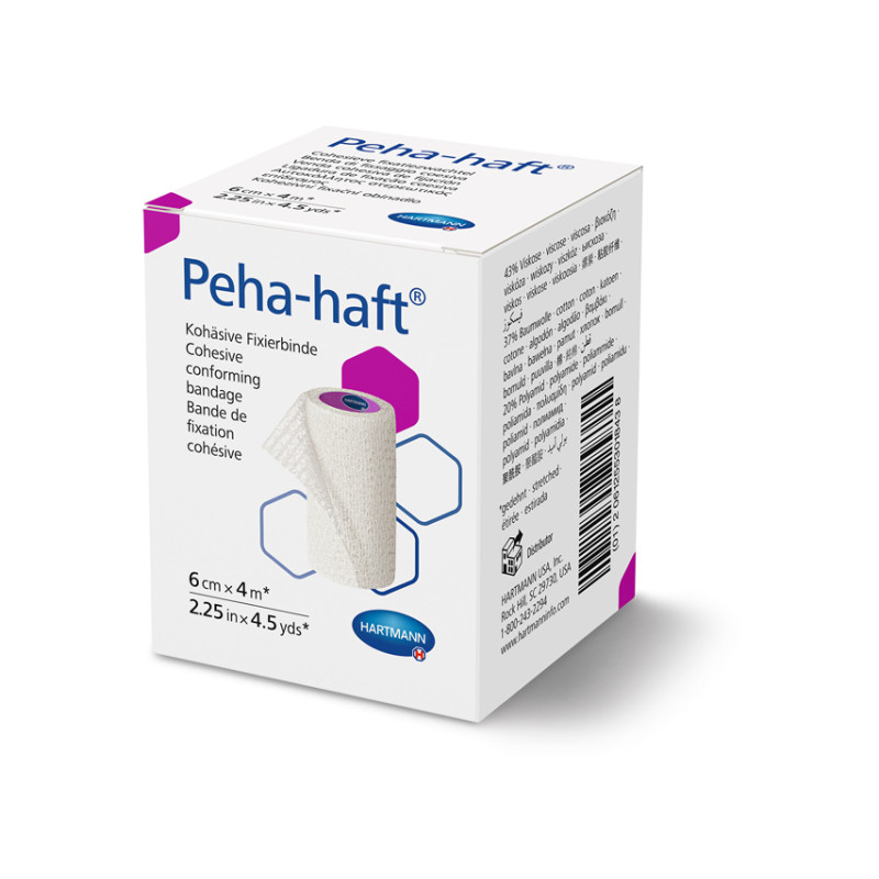 Benda Elastica Coesiva 4 M X 6 Cm - Latex Free Peha-Haft 932442 - 1 Pz. Benda Elastica Coesiva 4 M X 6 Cm - Latex Free Peha-Haft 932442 - 1 Pz.