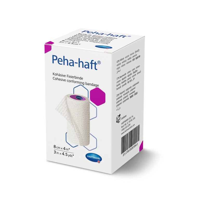 Benda Elastica Coesiva 4 M X 8 Cm - Latex Free Peha-Haft 932443 - 1 Pz. Benda Elastica Coesiva 4 M X 8 Cm - Latex Free Peha-Haft 932443 - 1 Pz.