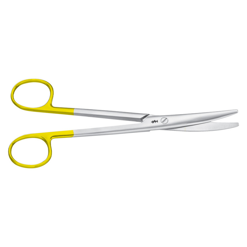 Forbici Mayo Sottili Durotip Aesculap In Ct - Curve - Punte Smusse - 17 Cm - Bc243R Forbici Mayo Sottili Durotip Aesculap In Ct - Curve - Punte Smusse - 17 Cm - Bc243R