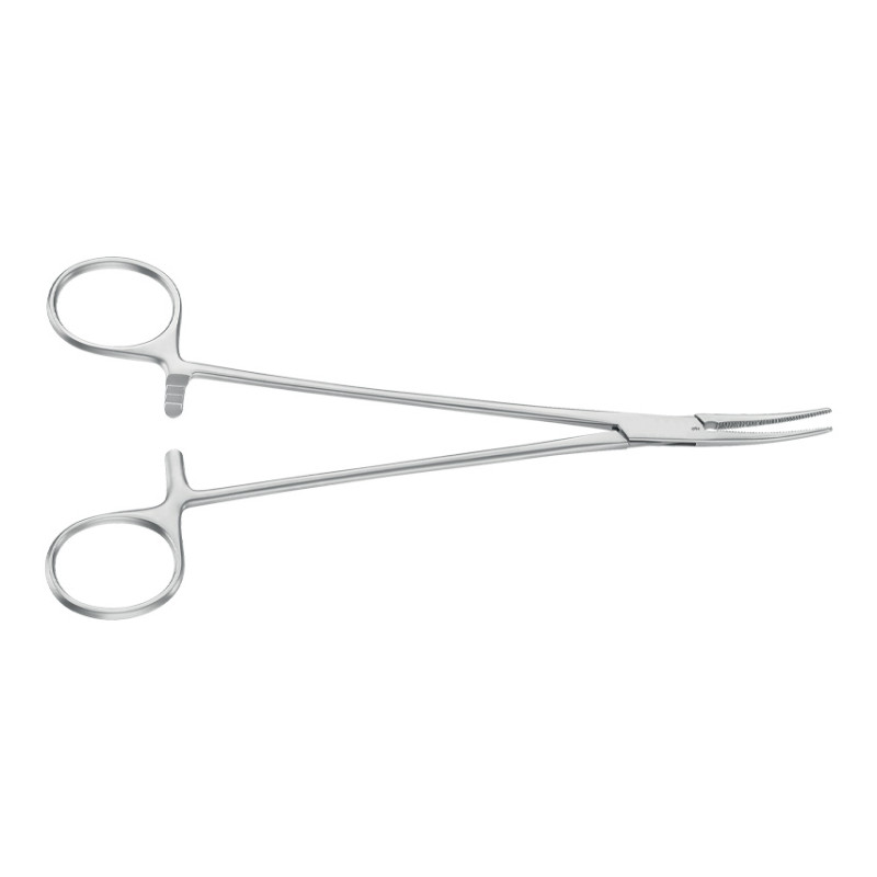 Pinza Emostatica Halsted Aesculap - Curva - Punte Smusse - 18,5 Cm - BH203R Pinza Emostatica Halsted Aesculap - Curva - Punte Smusse - 18,5 Cm - BH203R