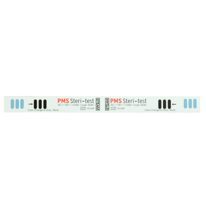 TEST STERILIZZAZIONE CLASSE 4 - conf. da 250 a doppia striscia TEST STERILIZZAZIONE CLASSE 4 - conf. da 250 a doppia striscia
