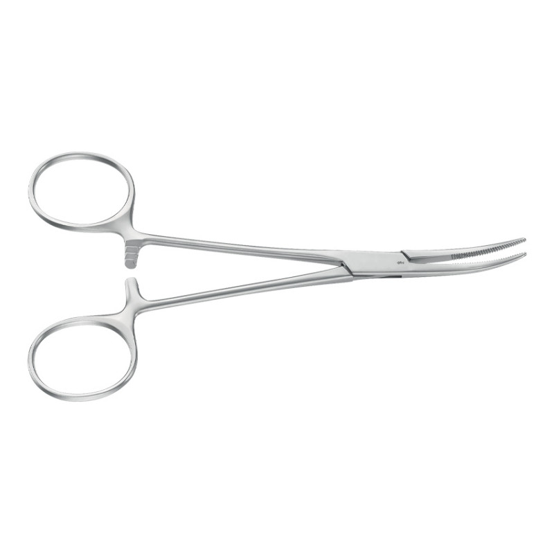 Pinza Emostatica Kelly Aesculap - Curva - Punte Smusse - 14 Cm - BH135R Pinza Emostatica Kelly Aesculap - Curva - Punte Smusse - 14 Cm - BH135R