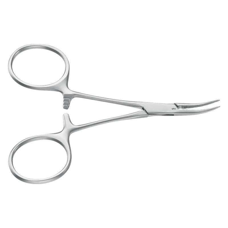 Pinza Emostatica Mosquito Hartmann Aesculap - Curva - 10 Cm - BH105R Pinza Emostatica Mosquito Hartmann Aesculap - Curva - 10 Cm - BH105R