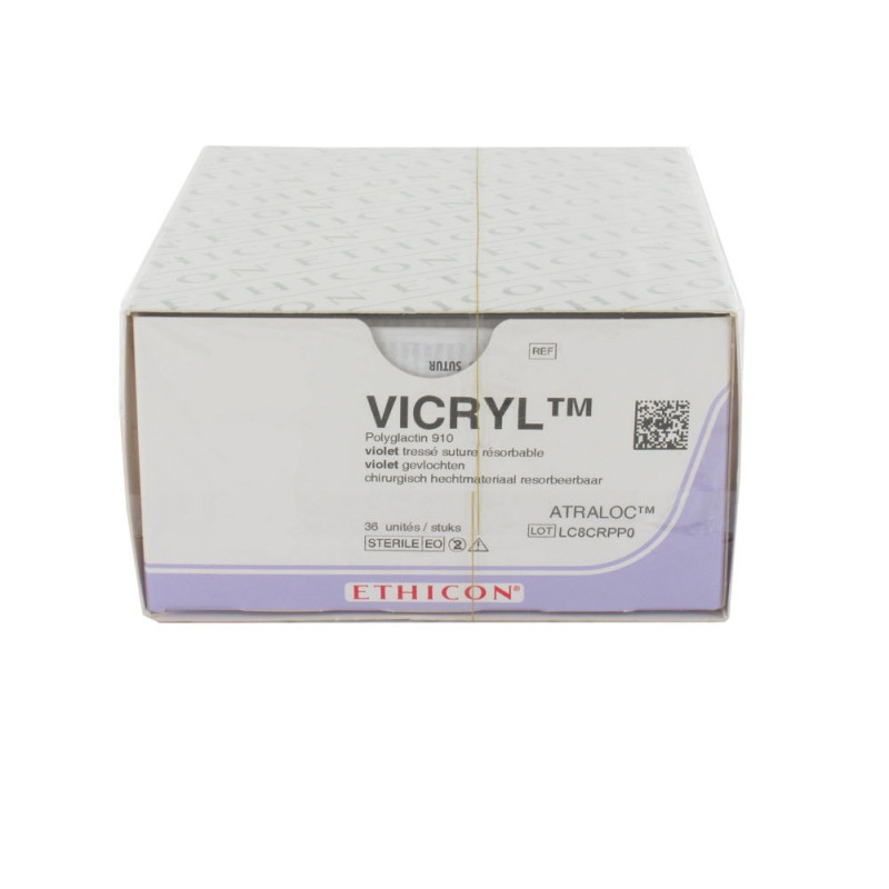 Sutura Assorbibile Ethicon Vicryl - 3/0 Ago 24 Mm - 1 pz. Sutura Assorbibile Ethicon Vicryl - 3/0 Ago 24 Mm - 1 pz.