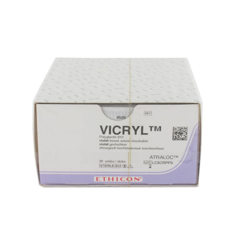 Sutura Assorbibile Ethicon Vicryl - 4/0 Ago 17 Mm - 1 pz. Sutura Assorbibile Ethicon Vicryl - 4/0 Ago 17 Mm - 1 pz.