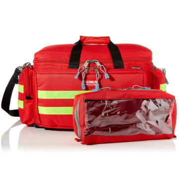 Borsa emergenza in cordura rossa Smart media
