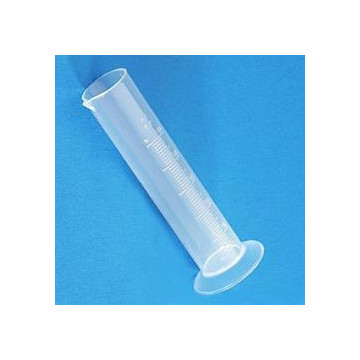 Cilindro in polipropilene 250 ml a forma bassa, graduato q.tà per cf.6