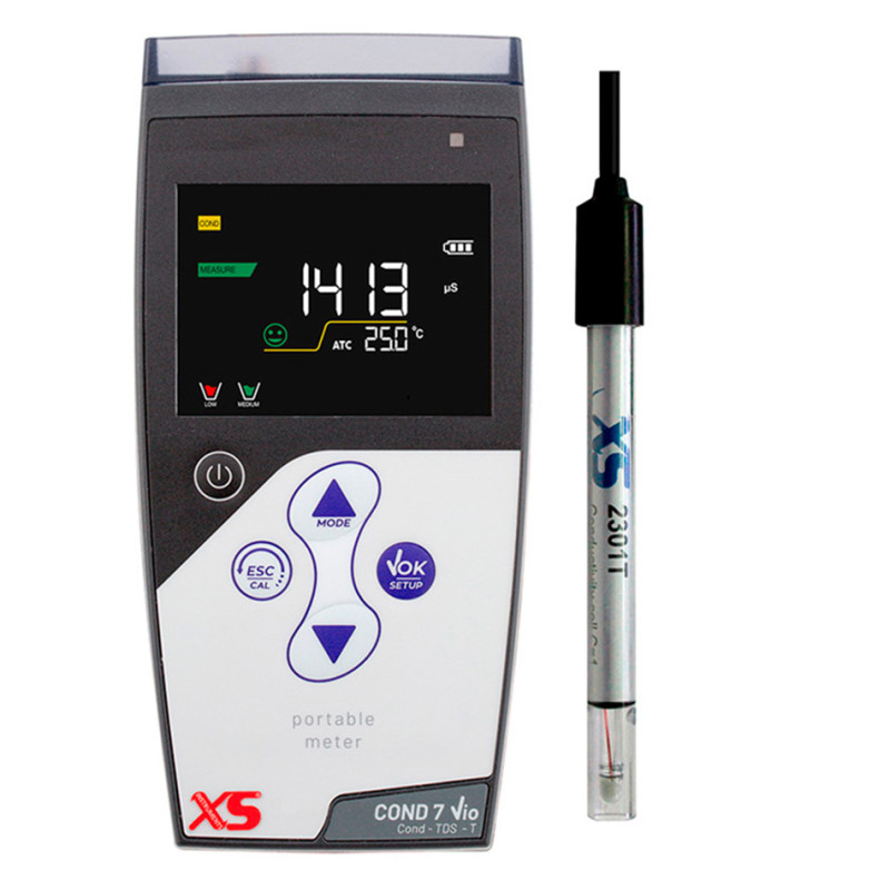Conduttimetro professionale portatile con innovativo display ad alta risoluzione a colori Conduttimetro professionale portatile con innovativo display ad alta risoluzione a colori