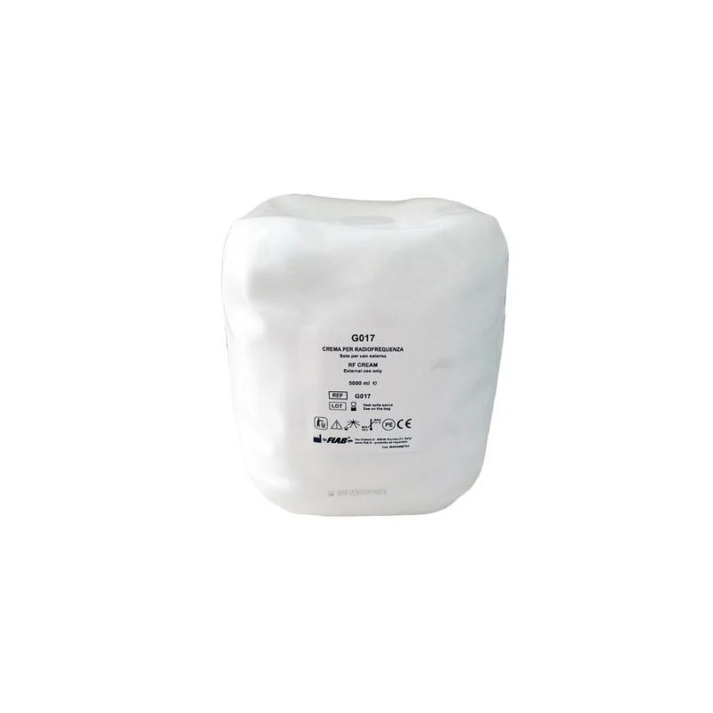 Crema conduttiva per Diatermia/Tecar FIAB G017 - Sacca da 5 lt. Crema conduttiva per Diatermia/Tecar FIAB G017 - Sacca da 5 lt.