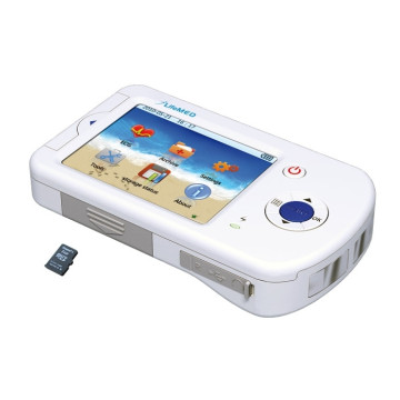 Elettrocardiografo palmare con display touch screen a 1 canale a 3 derivazioni