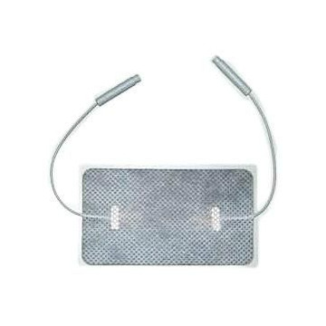 Elettrodo pregellato FIAB PG473W2 con 2 cavetti - 50 x 90 mm (4 pz.)