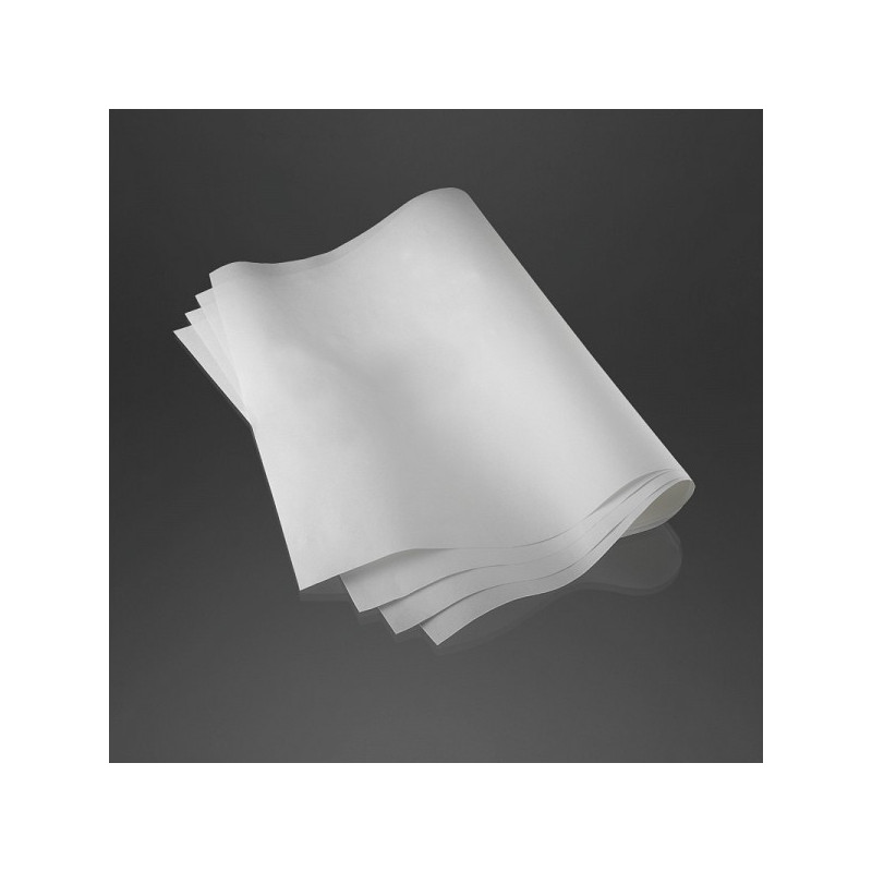 Carta da filtro 50x50 cm idonea per uso alimentare - Conf.500 pz. Carta da filtro 50x50 cm idonea per uso alimentare - Conf.500 pz.