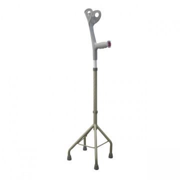 Bastone quadripode con appoggio brachiale