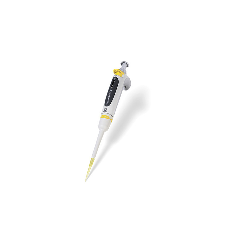 Micropipetta Brand volume variabile Transferpette S - 2-20 uL - colore giallo Micropipetta Brand volume variabile Transferpette S - 2-20 uL - colore giallo