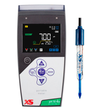 pHmetro portatile XS pH 70 Vio FOOD- Elettrodo 2 Pore T