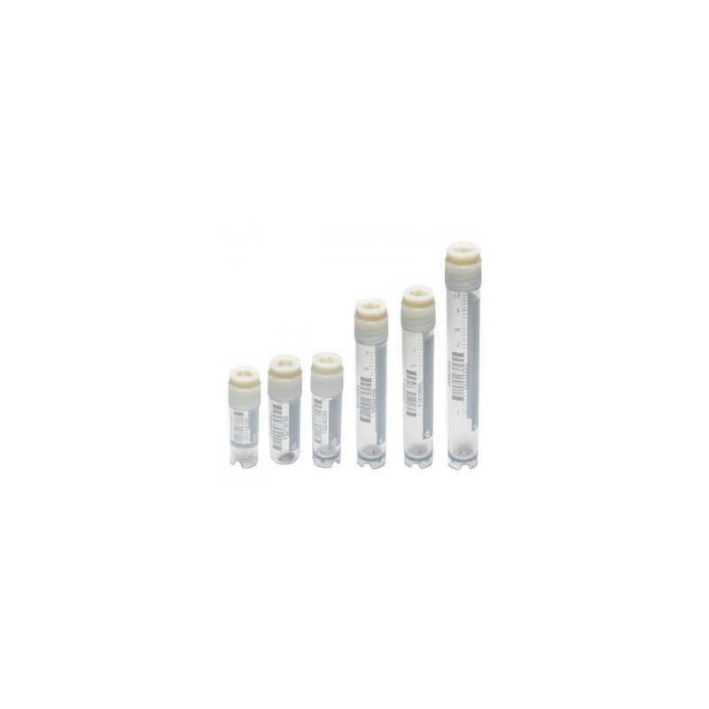 Provetta CryoGen 5 ml con base tappo interno graduata sterile CLEARLINE® CF/500 Provetta CryoGen 5 ml con base tappo interno graduata sterile CLEARLINE® CF/500