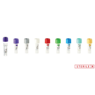 Provette per prelievi pediatrici con bordo collettore K3 Edta 500 ul Viola CF/1000