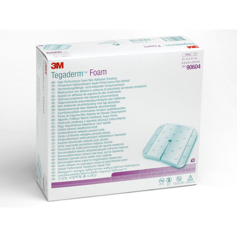 TEGADERM 3M FOAM 9x9 cm - non adesivo conf. 10 pz. TEGADERM 3M FOAM 9x9 cm - non adesivo conf. 10 pz.