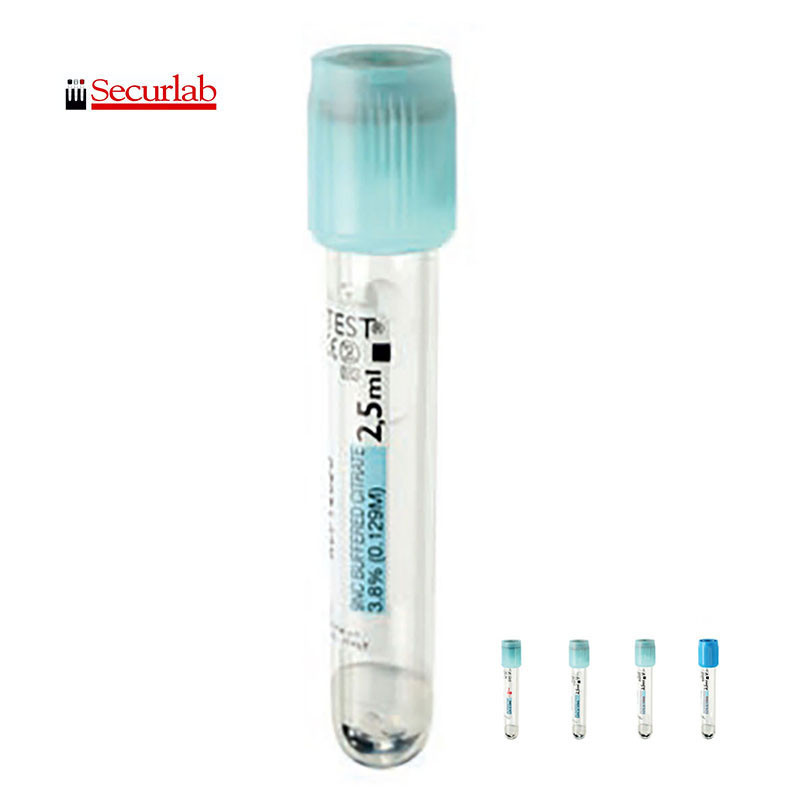 Provette Vacutest 13x75 Na C 3.2% tappo azzurro - Conf.100 pz. Provette Vacutest 13x75 Na C 3.2% tappo azzurro - Conf.100 pz.