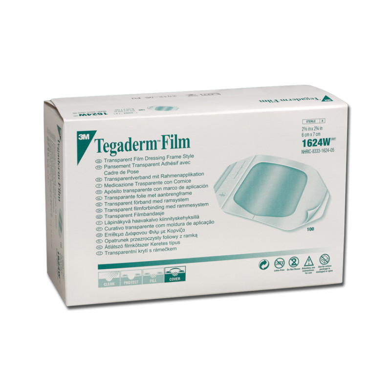 TEGADERM FILM 3M - 6 x 7 cm sterile - Conf.100 pz. TEGADERM FILM 3M - 6 x 7 cm sterile - Conf.100 pz.