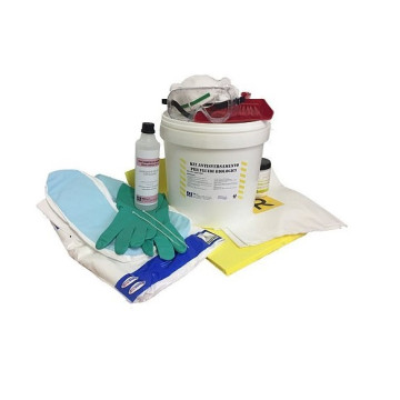 Kit antisversamento per liquidi biologici in secchio