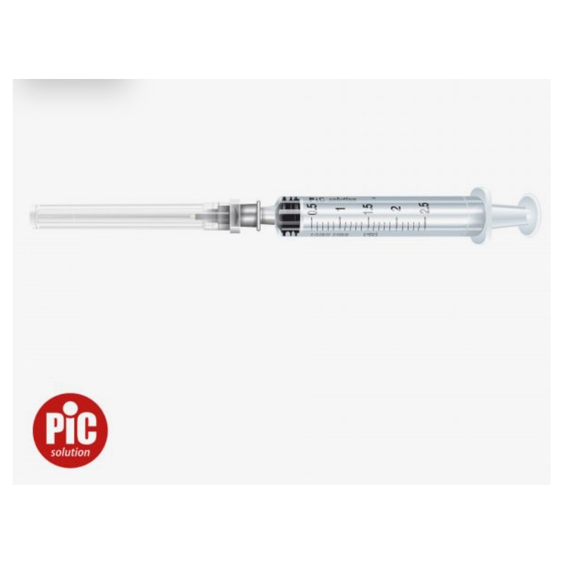 Siringa Pic 20 ml con Ago 21G Cono Eccentrico - conf. 100 pz. Siringa Pic 20 ml con Ago 21G Cono Eccentrico - conf. 100 pz.