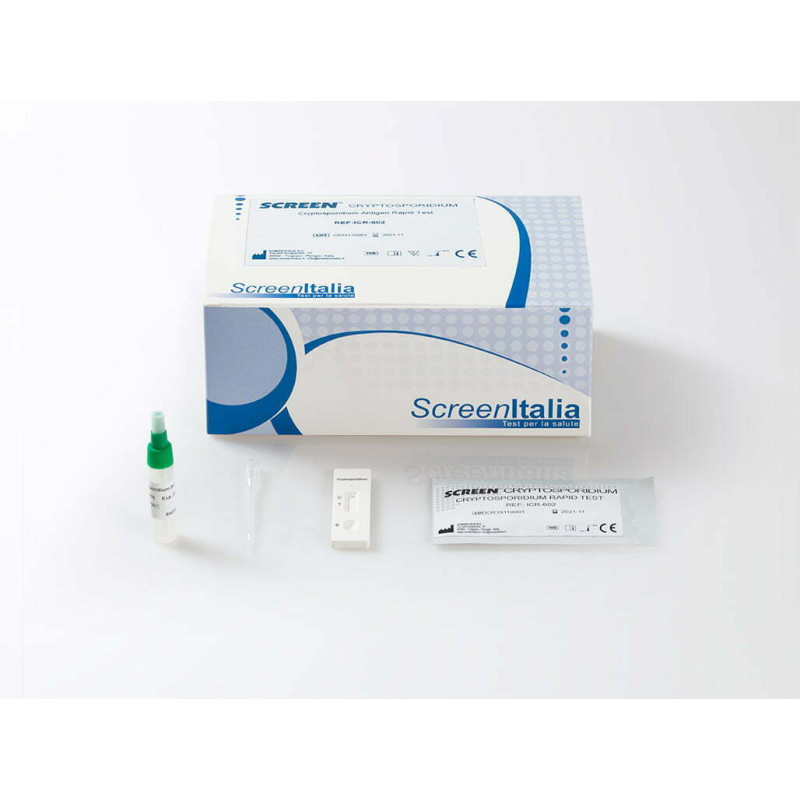 Test Rapido Cryptosporidium Antigene Test - Conf.10 test Test Rapido Cryptosporidium Antigene Test - Conf.10 test