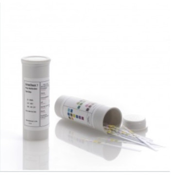 Test Adulterazione Urina in Striscia 25 test Droghe rilevabili: CREA, SG, pH, NIT, GLUT, Bleach, PCC