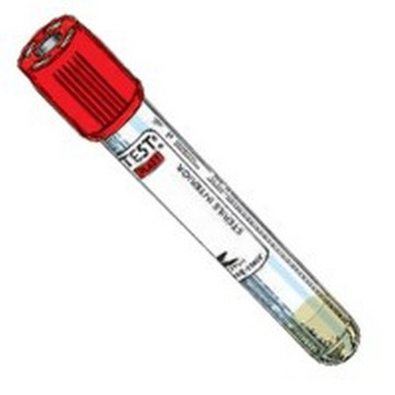 Vacutest Provette 13x75 Gel 3,5ml tappo ruggine - Conf.100 pz.