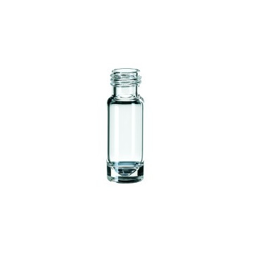 Vial N 9, 0,2ml, colore ambrato, fondo piatto, inserto 0,2ml integrato 100 pz.