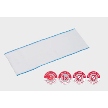 Swispo - Mop Monouso in Microfibra blu (cm. 44 x 14) - Conf.50