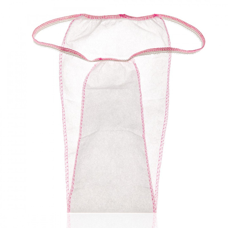 Tanga donna bianco monouso in tnt - conf.100 pz Tanga donna bianco monouso in tnt - conf.100 pz