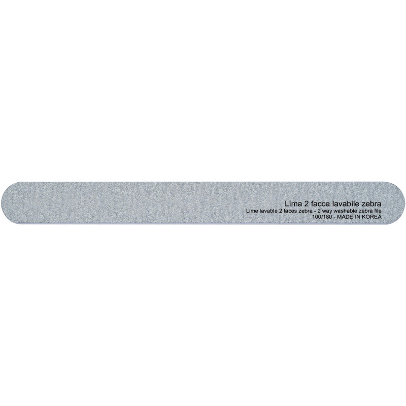 Lima Due Facce Lavabile Zebra Dura 100/180 - conf.10 pz. Lima Due Facce Lavabile Zebra Dura 100/180 - conf.10 pz.