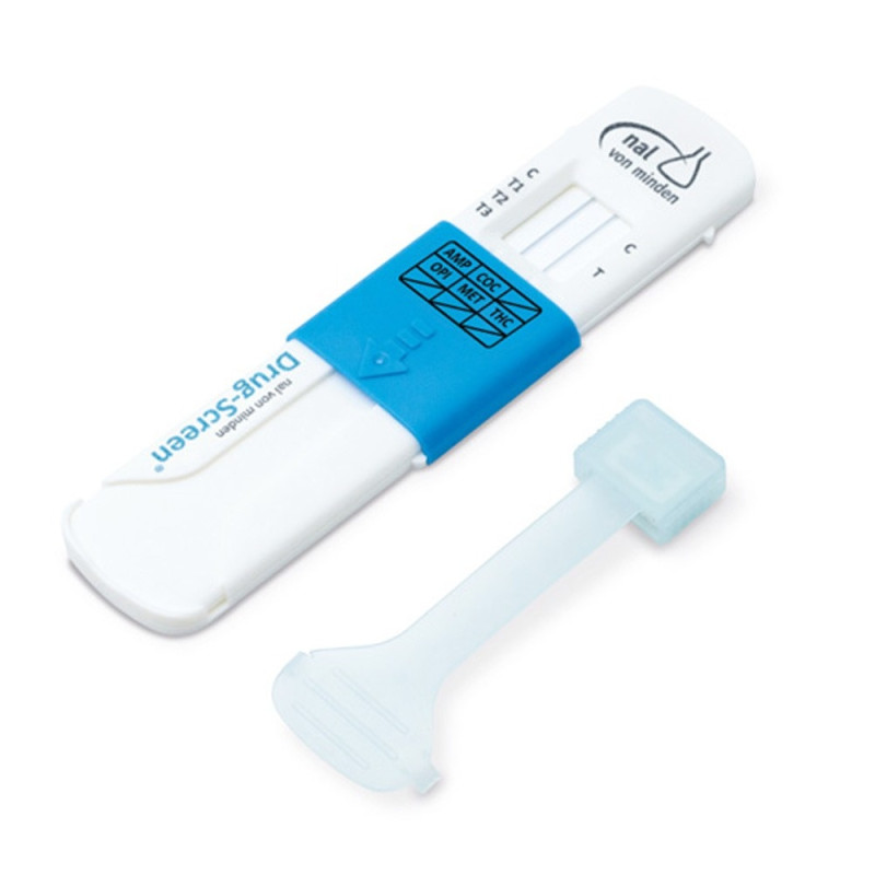 Drug-Screen Multi 5 Saliva TracerAMP50, COC10, MET50, MOR/OPI10, THC15 confezione 10 test Drug-Screen Multi 5 Saliva TracerAMP50, COC10, MET50, MOR/OPI10, THC15 confezione 10 test